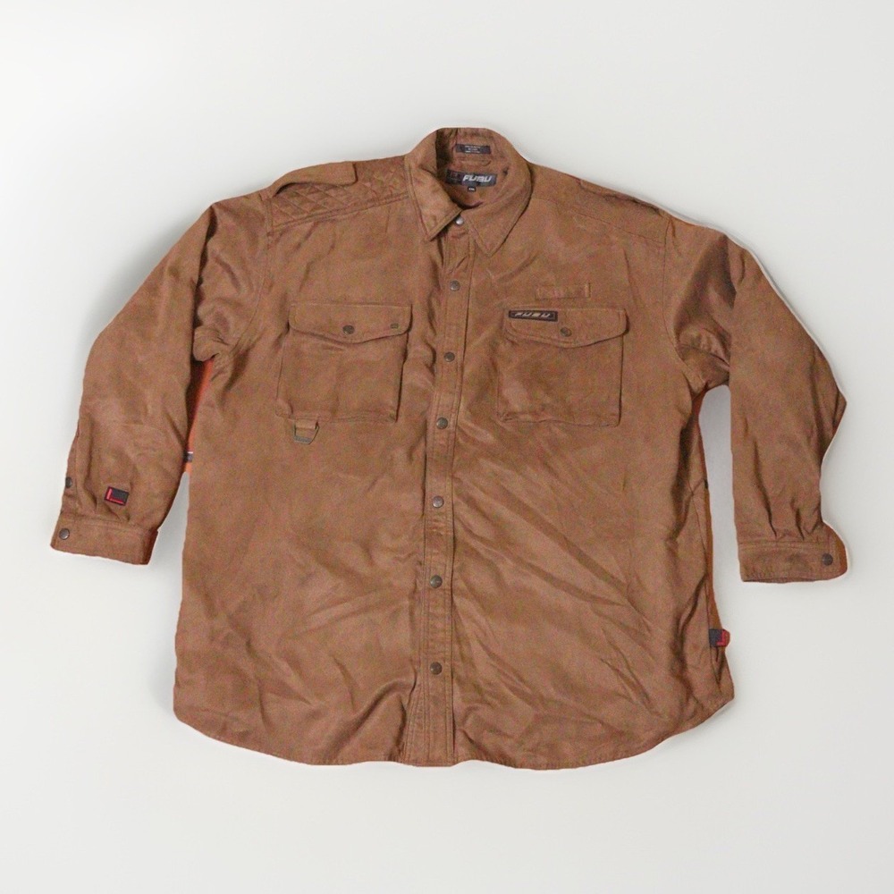FUBU Coat Safari Expedition‎ Jacket Brown 2XL